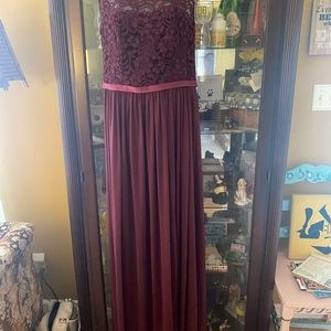 David’s Bridal Bridesmaid Gown